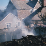 House Fire at North Petherwin, August 15th, 1998. Photo courtesy of Gary Chapman. House Fire at North Petherwin, August 15th, 1998. Photo courtesy of Gary Chapman.