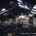 Hurdon Fire October 20th, 2000. Photo courtesy of Gary Chapman. Hurdon Fire October 20th, 2000. Photo courtesy of Gary Chapman.