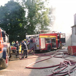 Chillaton Barn Fire, July 16th, 2001. Photo courtesy of Gary Chapman. Chillaton Barn Fire, July 16th, 2001. Photo courtesy of Gary Chapman.