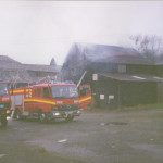 Town Mills Fire, February 3rd, 2002. Photo courtesy of Gary Chapman. Town Mills Fire, February 3rd, 2002. Photo courtesy of Gary Chapman.