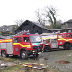Town Mills Fire, February 3rd, 2002. Photo courtesy of Gary Chapman. Town Mills Fire, February 3rd, 2002. Photo courtesy of Gary Chapman.