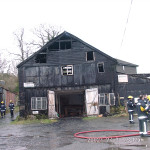 Town Mills Fire, February 3rd, 2002. Photo courtesy of Gary Chapman. Town Mills Fire, February 3rd, 2002. Photo courtesy of Gary Chapman.