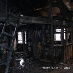 Town Mills Fire, February 3rd, 2002. Photo courtesy of Gary Chapman. Town Mills Fire, February 3rd, 2002. Photo courtesy of Gary Chapman.