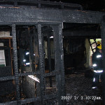 Town Mills Fire, February 3rd, 2002. Photo courtesy of Gary Chapman. Town Mills Fire, February 3rd, 2002. Photo courtesy of Gary Chapman.