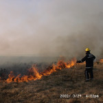Gorse Fire, March 29th, 2002. Photo courtesy of Gary Chapman. Gorse Fire, March 29th, 2002. Photo courtesy of Gary Chapman.