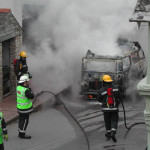 Camper Van Fire at Altarnun, May 26th, 2003. Photo courtesy of Gary Chapman. Camper Van Fire at Altarnun, May 26th, 2003. Photo courtesy of Gary Chapman.