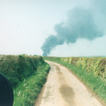 Tyre Fire near Chapmanswell, May 2006. Photo courtesy of Gary Chapman. Tyre Fire near Chapmanswell, May 2006. Photo courtesy of Gary Chapman.