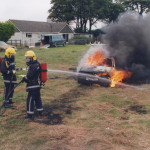 Car Fire 2007. Photo courtesy of Gary Chapman. Car Fire 2007. Photo courtesy of Gary Chapman.