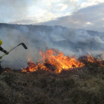 Heath Fire at Laneast March 15th, 2010. Heath Fire at Laneast March 15th, 2010.