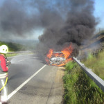 Car Fire on the A30 June 17th, 2010. Car Fire on the A30 June 17th, 2010.