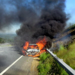 Car Fire on the A30 June 17th, 2010. Car Fire on the A30 June 17th, 2010.
