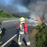 Car Fire on the A30 June 17th, 2010. Car Fire on the A30 June 17th, 2010.