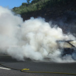 Car Fire on the A30 June 17th, 2010. Car Fire on the A30 June 17th, 2010.