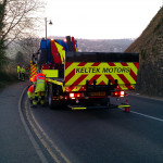 Recovery of a car that went off the top of St. Thomas Road on March 24th, 2011. Recovery of a car that went off the top of St. Thomas Road on March 24th, 2011.