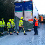 HGV accident on the A30, December 14th, 2011. HGV accident on the A30, December 14th, 2011.