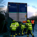HGV accident on the A30, December 14th, 2011. HGV accident on the A30, December 14th, 2011.