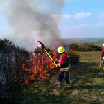 Gorse Fire on Laneast Downs, March 21st, 2012. Gorse Fire on Laneast Downs, March 21st, 2012.