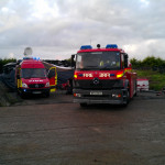 Honiton Farm, South Petherwin, Fertilizer Fire, August 25th, 2012 Honiton Farm, South Petherwin, Fertilizer Fire, August 25th, 2012
