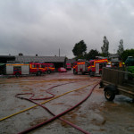 Honiton Farm, South Petherwin, Fertilizer Fire, August 25th, 2012 Honiton Farm, South Petherwin, Fertilizer Fire, August 25th, 2012