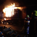 Lorry Trailer Fire, January 17th, 2013. Lorry Trailer Fire, January 17th, 2013.