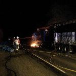 Lorry Trailer Fire, January 17th, 2013. Lorry Trailer Fire, January 17th, 2013.