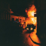 Spry's Garage Fire, February 14th, 1992. Photo courtesy of Gary Chapman. Spry's Garage Fire, February 14th, 1992. Photo courtesy of Gary Chapman.