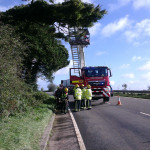 Treguddick Cottages Chimney Fire, October 16th, 2013. Treguddick Cottages Chimney Fire, October 16th, 2013.
