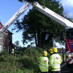 Treguddick Cottages Chimney Fire, October 16th, 2013. Treguddick Cottages Chimney Fire, October 16th, 2013.