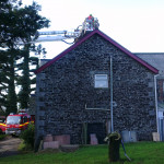 Treguddick Cottages Chimney Fire, October 16th, 2013. Treguddick Cottages Chimney Fire, October 16th, 2013.