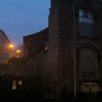 The collapse of the old Congregational Chapel, Castle Street, Launceston, November 28th, 2013. The collapse of the old Congregational Chapel, Castle Street, Launceston, November 28th, 2013.