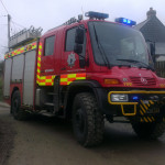 The Unimog at the Mobile Home Fire, February 19th, 2014. The Unimog at the Mobile Home Fire, February 19th, 2014.