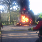 Car Fire, April 19th, 2014. Car Fire, April 19th, 2014.