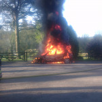 Car Fire, April 19th, 2014. Car Fire, April 19th, 2014.