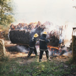 Trailer Fire, August 7th, 1995. Photo courtesy of Gary Chapman. Trailer Fire, August 7th, 1995. Photo courtesy of Gary Chapman.
