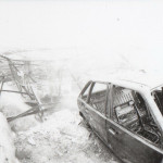 Spry's Garage Fire, February 14th, 1992. Photo courtesy of Gary Chapman. Spry's Garage Fire, February 14th, 1992. Photo courtesy of Gary Chapman.