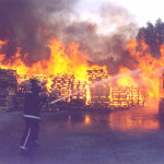 Northcott Hamlet Pallet Fire, August 2004. Photo courtesy of Gary Chapman. Northcott Hamlet Pallet Fire, August 2004. Photo courtesy of Gary Chapman.