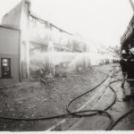 Spry's Garage Fire, February 14th, 1992. Photo courtesy of Gary Chapman. Spry's Garage Fire, February 14th, 1992. Photo courtesy of Gary Chapman.