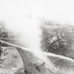 Spry's Garage Fire, February 14th, 1992. Photo courtesy of Gary Chapman. Spry's Garage Fire, February 14th, 1992. Photo courtesy of Gary Chapman.