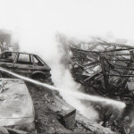 Spry's Garage Fire, February 14th, 1992. Photo courtesy of Gary Chapman. Spry's Garage Fire, February 14th, 1992. Photo courtesy of Gary Chapman.