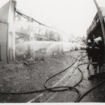 Spry's Garage Fire, February 14th, 1992. Photo courtesy of Gary Chapman. Spry's Garage Fire, February 14th, 1992. Photo courtesy of Gary Chapman.