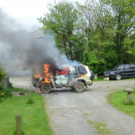 Car Fire April 2009. Car Fire April 2009.