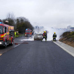 Road Roller Fire April 4th, 2008. Photo courtesy of Gary Chapman. Road Roller Fire April 4th, 2008. Photo courtesy of Gary Chapman.