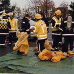 Fertilizer Fire on Trailer on A30 at Launceston, November 14th, 1995. Photo courtesy of Gary Chapman. Fertilizer Fire on Trailer on A30 at Launceston, November 14th, 1995. Photo courtesy of Gary Chapman.