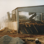 Trebursye Barn Fire, August 3rd, 1990. Photo courtesy of Gary Chapman. Trebursye Barn Fire, August 3rd, 1990. Photo courtesy of Gary Chapman.