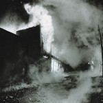 Spry's Garage Fire, February 14th, 1992. Photo courtesy of Gary Chapman. Spry's Garage Fire, February 14th, 1992. Photo courtesy of Gary Chapman.