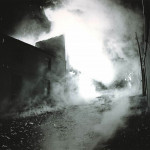 Spry's Garage Fire, February 14th, 1992. Photo courtesy of Gary Chapman. Spry's Garage Fire, February 14th, 1992. Photo courtesy of Gary Chapman.