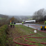 Fuel Tanker RTC at on the A38 at Tideford, December 12th, 2012. Fuel Tanker RTC at on the A38 at Tideford, December 12th, 2012.