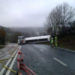 Fuel Tanker RTC at on the A38 at Tideford, December 12th, 2012. Fuel Tanker RTC at on the A38 at Tideford, December 12th, 2012.