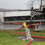 Fuel Tanker RTC at on the A38 at Tideford, December 12th, 2012. Fuel Tanker RTC at on the A38 at Tideford, December 12th, 2012.