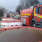 Fuel Tanker RTC at on the A38 at Tideford, December 12th, 2012. Fuel Tanker RTC at on the A38 at Tideford, December 12th, 2012.